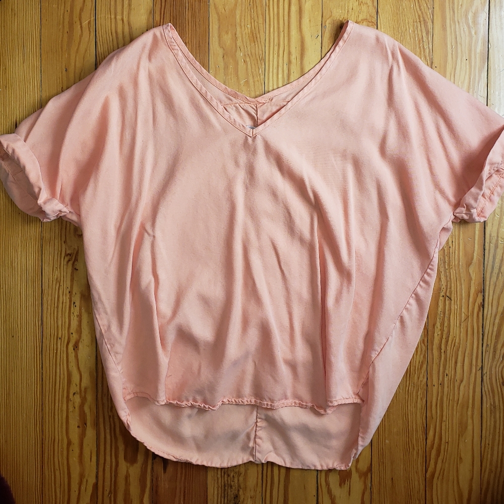 Ecoté Peach Oversized Short Sleeve T-Shirt